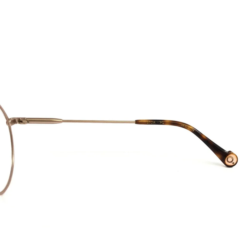 Etnia Barcelona Eyeglasses Frames STOA PG Pink Gold Matte Wire Rim 49-19-138